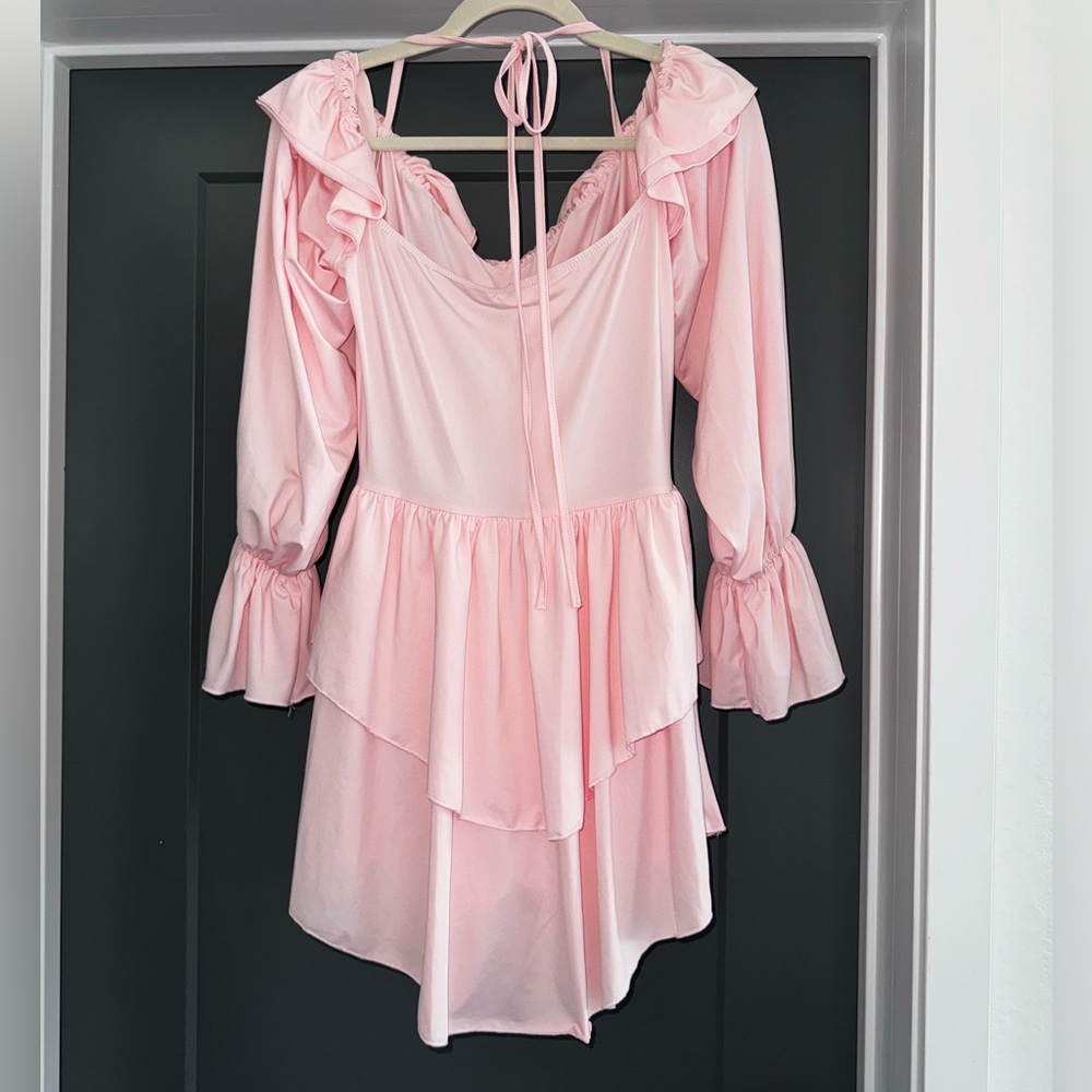 Pink Ruffled Dress - Picture 3 of 3